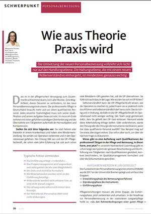 Wie aus Theorie Praxis wird – Margarete Stöcker, altenpflege-online.net, Ausgabe Oktober 2022