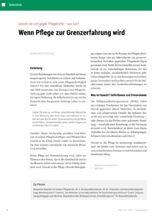 Wenn Pflege zur Grenzerfahrung wird